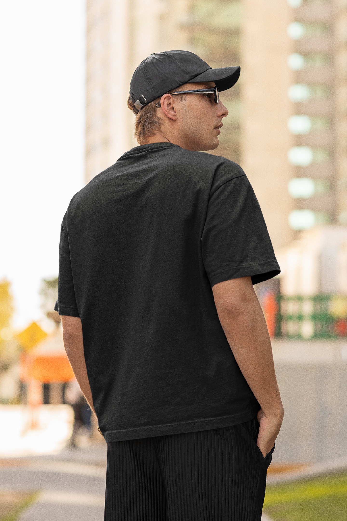 Inferno Black Oversized Fit Unisex T-Shirt