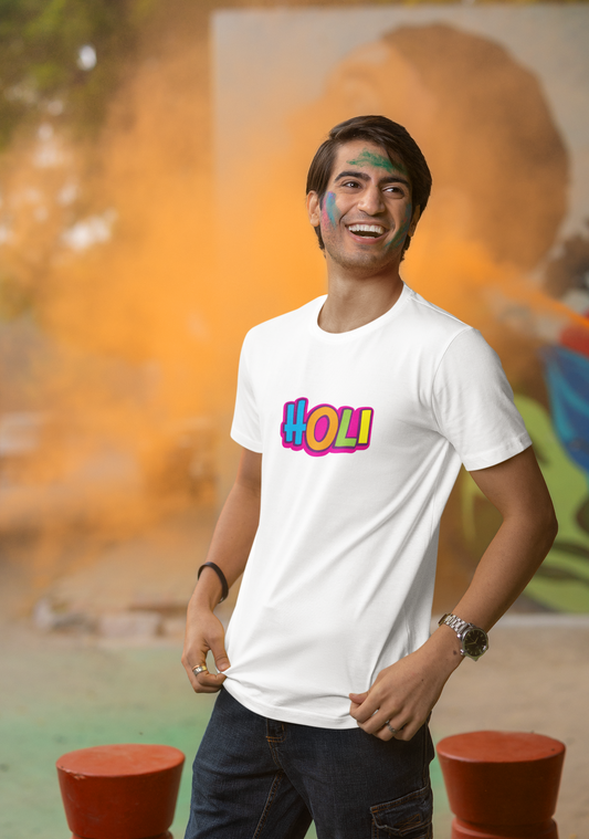 Holi White Regular T-shirt