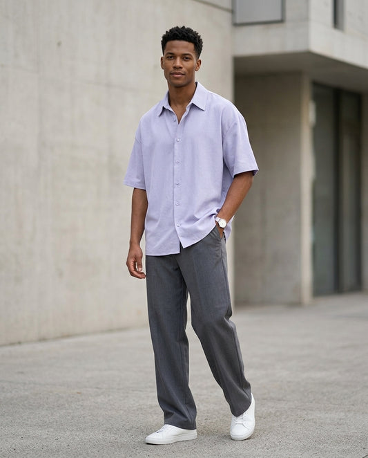Lavender Oversized Shirt