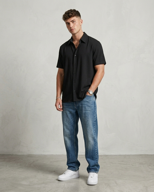 Black Oversized Shirt