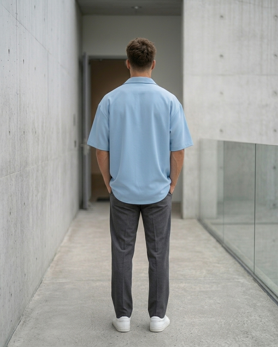 Baby Blue Oversized Shirt