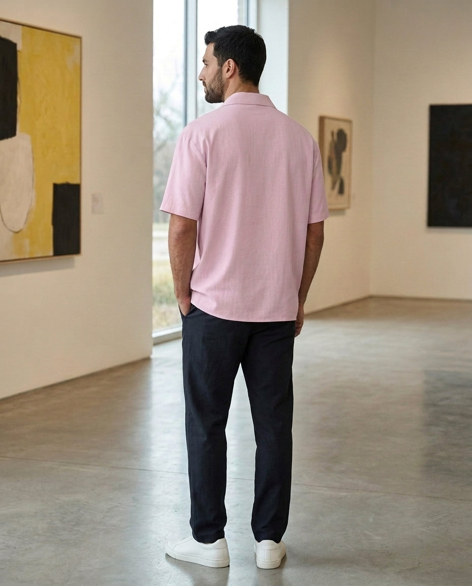 Baby Pink Oversized Shirt