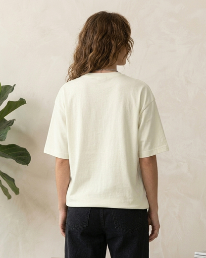 My standards were written by K-Dramas Off White Oversized Fit Unisex T-Shirt