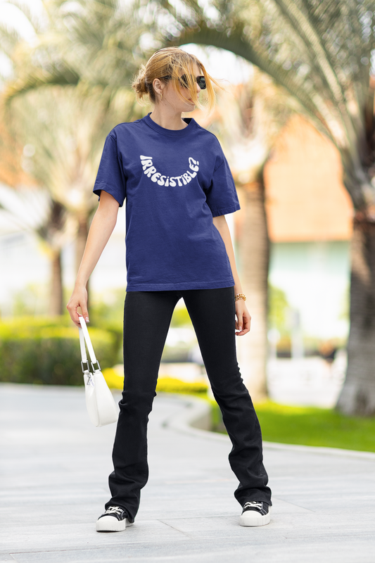 Irresistible Royal Blue Oversized Fit Unisex T-Shirt