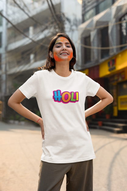 Holi White Regular T-shirt