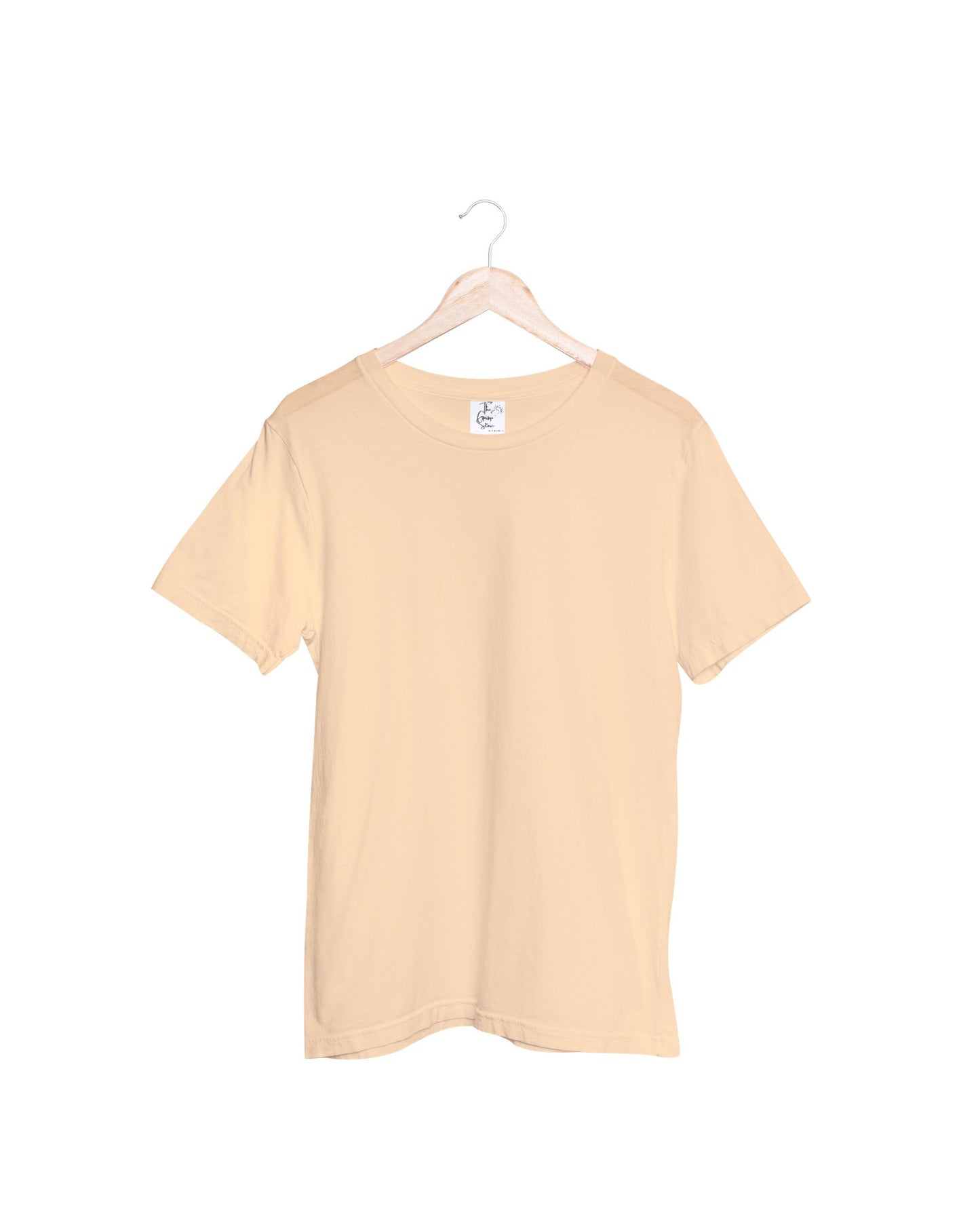 Beige Oversized Fit Unisex T-Shirt