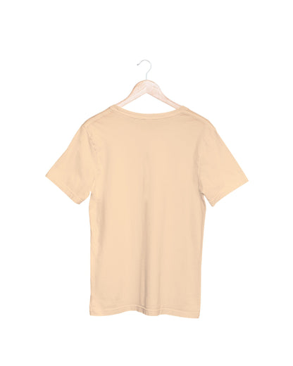 Beige Oversized Fit Unisex T-Shirt