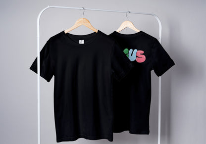 Focus Black Oversized Fit Unisex T-Shirt