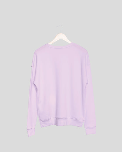 Light Pink Solid Unisex Sweatshirt