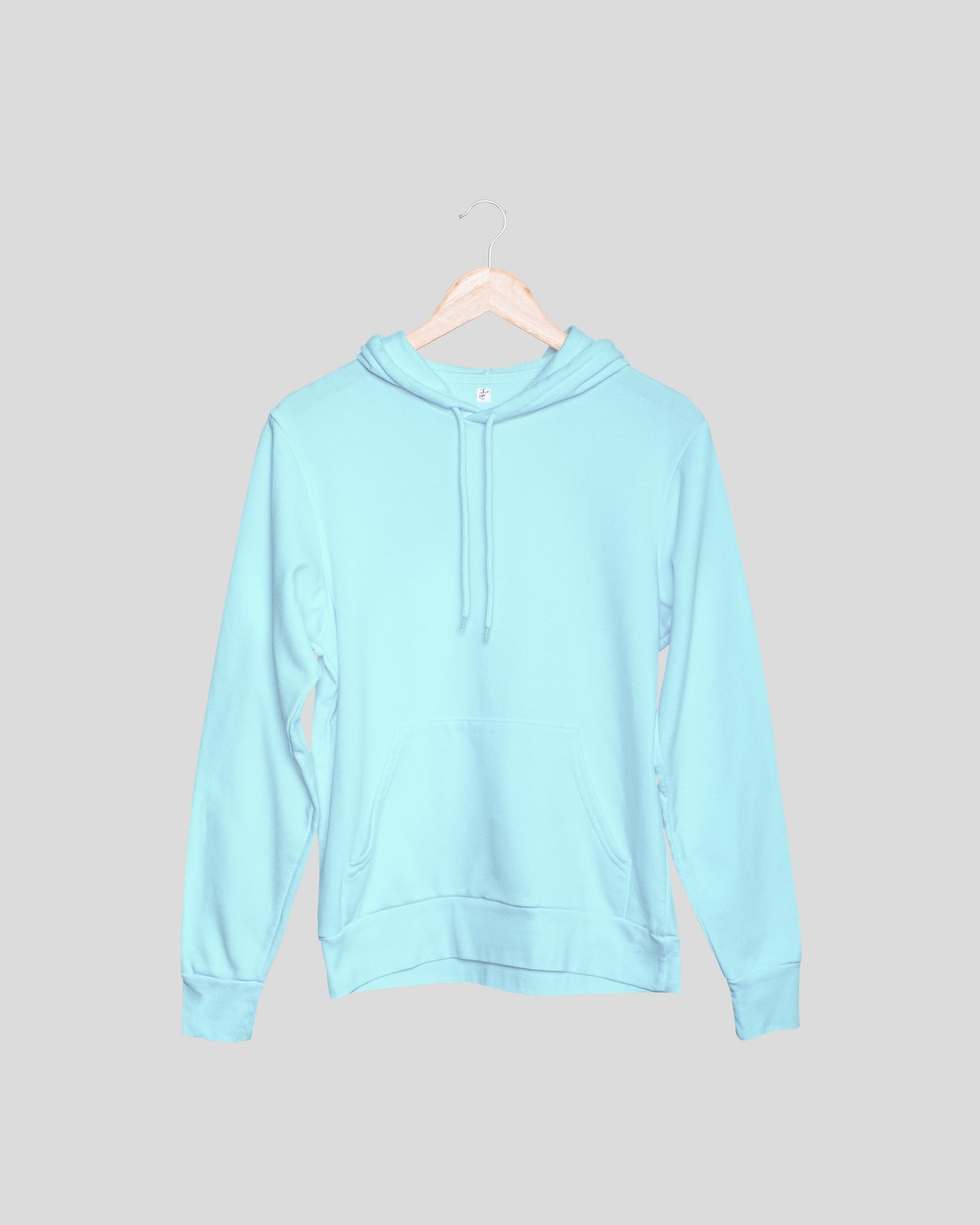 Mint Solid Unisex Hooded Sweatshirt