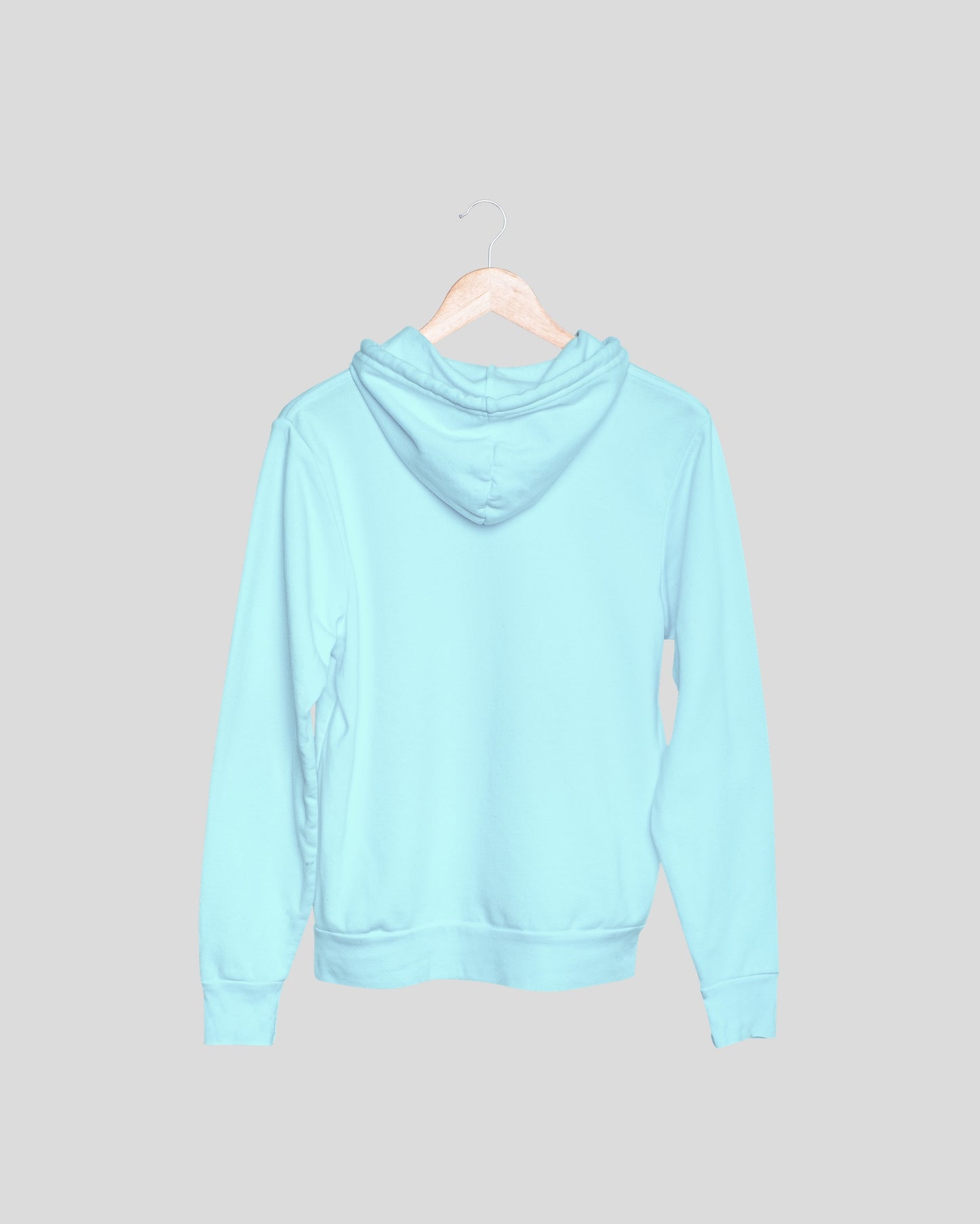 Mint Solid Unisex Hooded Sweatshirt