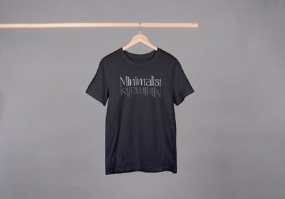 Minimalist Black Oversized Fit Unisex T-Shirt