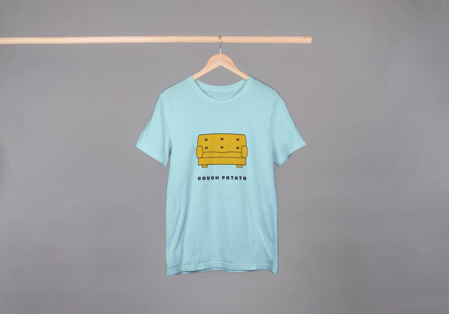 Couch Potato Mint Oversized Fit Unisex T-Shirt