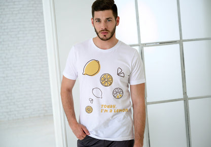 I’m Lemon White Regular Fit Men’s T-Shirt