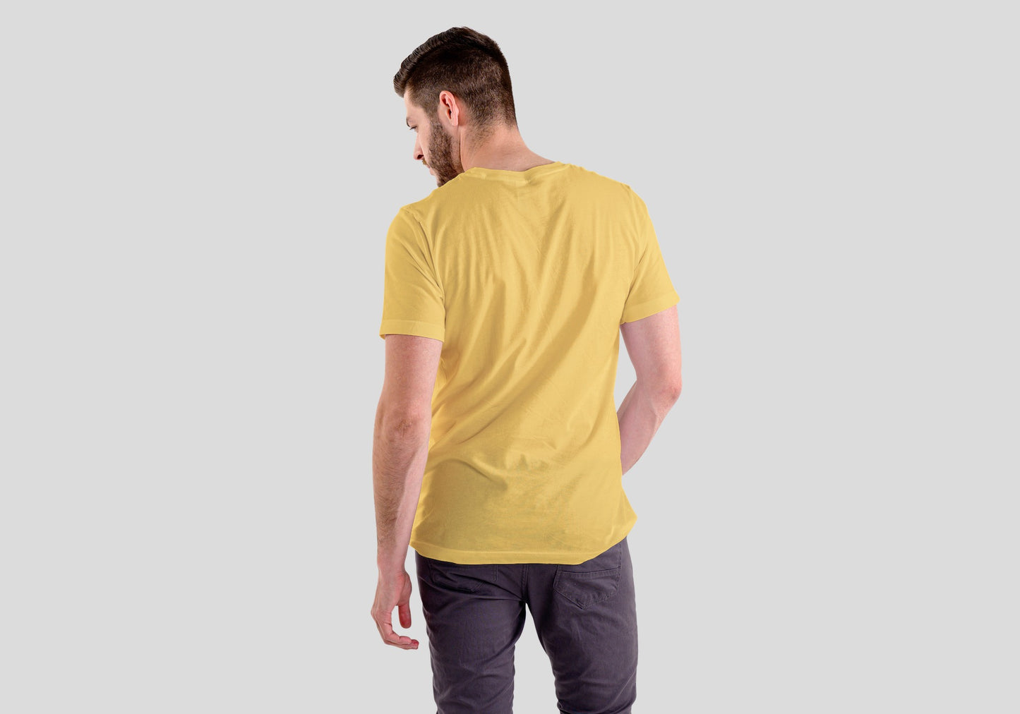 Brain Freeze Yellow Regular Fit Men’s T-Shirt