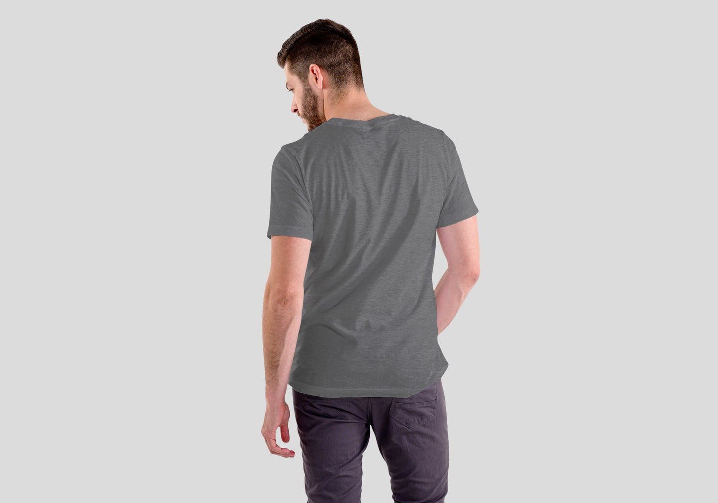 Mind Tab Grey Regular Fit Men’s T-Shirt