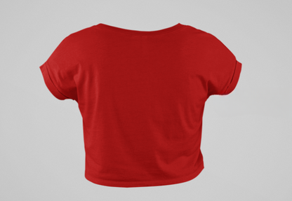 Out of Mind Red Crop Top