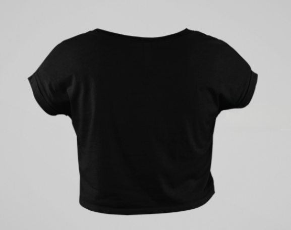 Vibe Black Crop Top