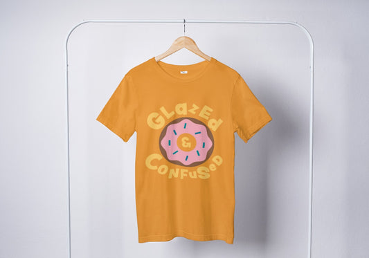 Donut Golden Yellow Oversized T-Shirt