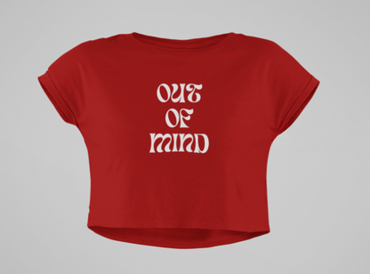 Out of Mind Red Crop Top