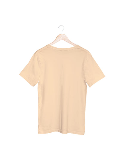 Beige Oversized Fit Unisex T-Shirt