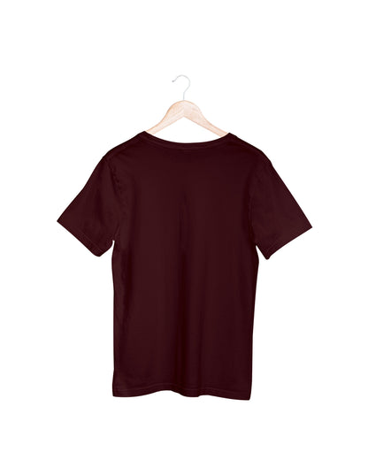 Maroon Oversized Fit Unisex T-Shirt